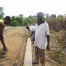 Casting concrete for the foundation of The Green Clinic